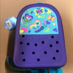 CROCS BUTTERFLY LIGHT UP BACKPACK.